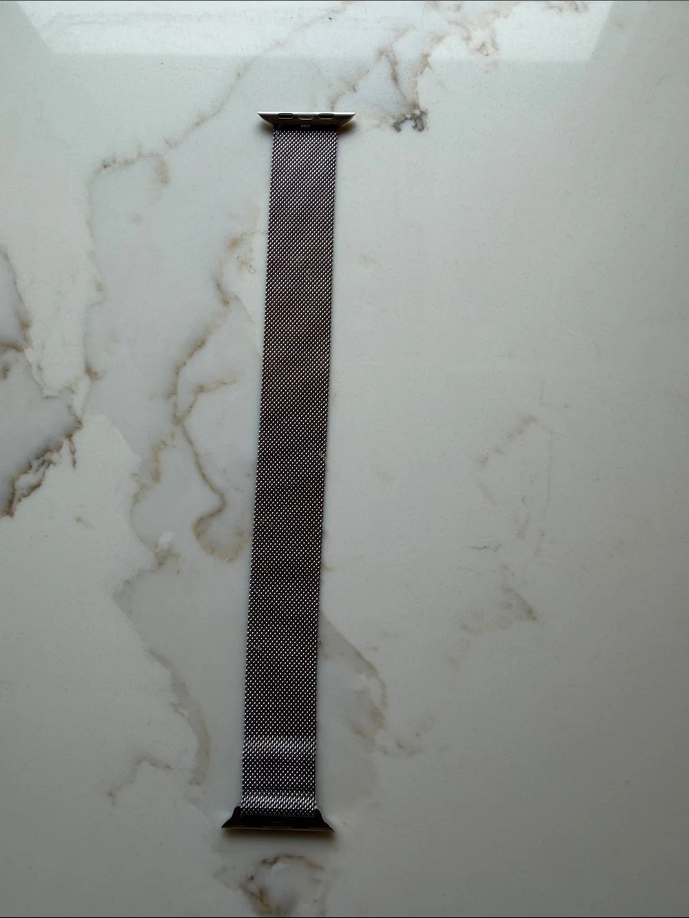 Apple Milanese Loop Watch Band - Black Stainless